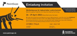 Einladung Invitation Paint Expo Germany 2022